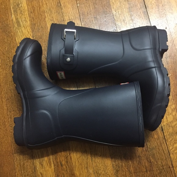 Hunter Original Short Rain Boot - Navy - Picture 2 of 7